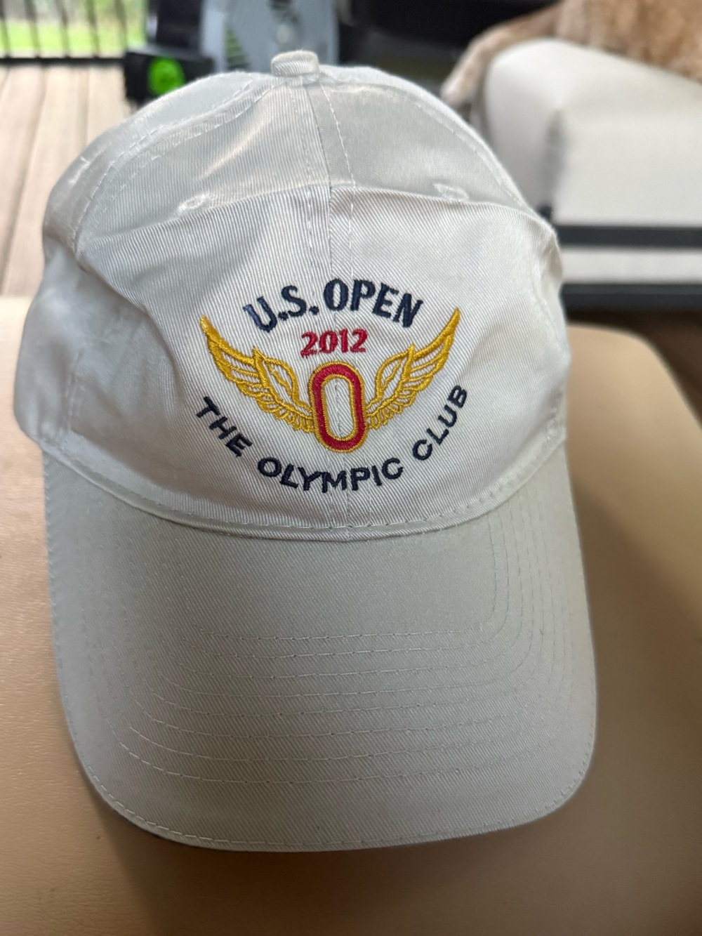 USGA Member The Olympic Club US OPEN 2012 Tan Baseball Cap Hat Adjustable Golf